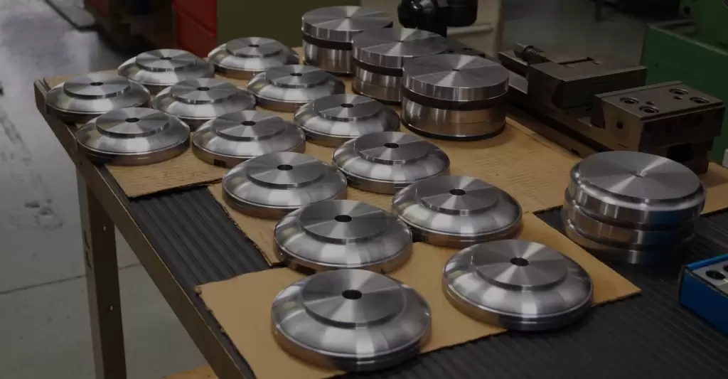 A batch of turned components at Ranmar