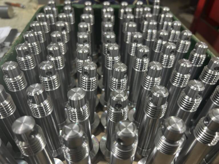 A batch of machined components at Ranmar
